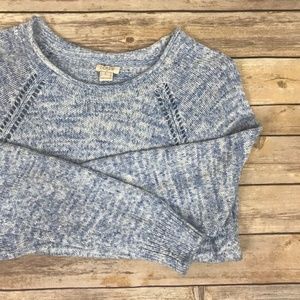 J. Crew Sweater Knitted Light Blue Size Large